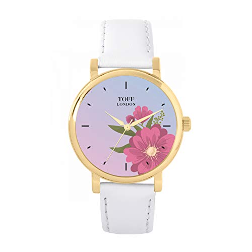 Toff London Pink Gerbera Uhr von Toff London