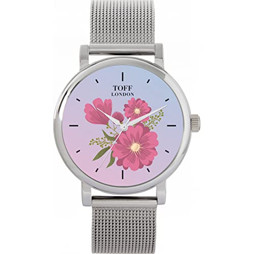 Toff London Pink Gerbera Uhr von Toff London