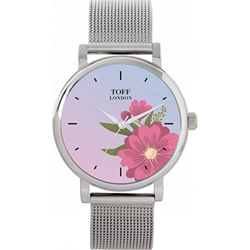 Toff London Pink Gerbera Uhr von Toff London