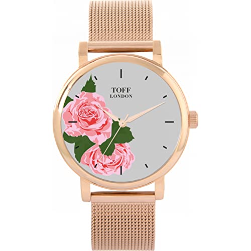 Toff London Pink Rose Uhr von Toff London