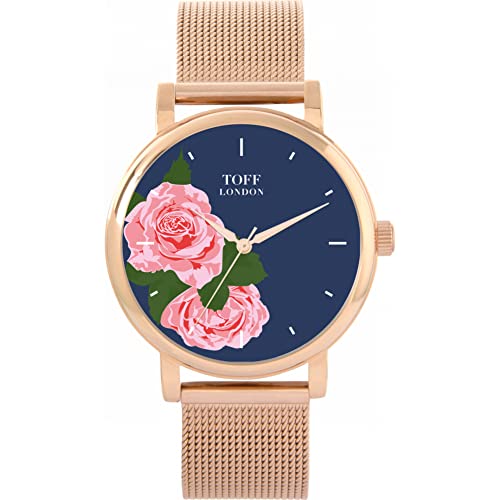 Toff London Pink Rose Uhr von Toff London