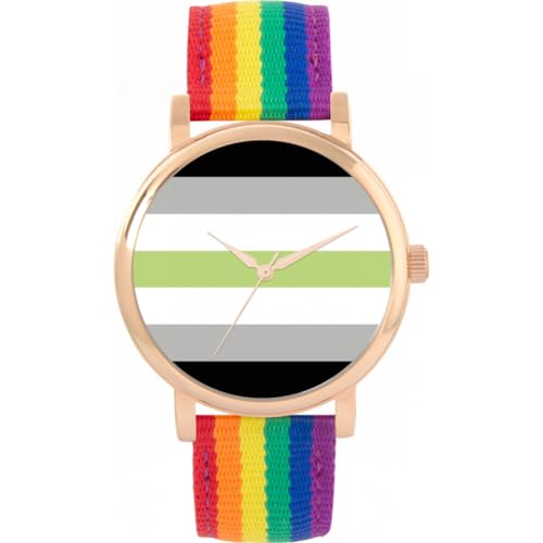 Toff London Pride Agender Flagge Uhr von Toff London