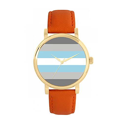 Toff London Pride Boy Demigender Flag-Uhr von Toff London