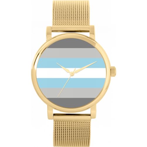 Toff London Pride Boy Demigender Flagge Uhr von Toff London