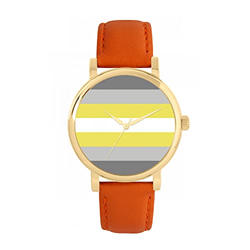 Toff London Pride Demigender Flagge Uhr von Toff London