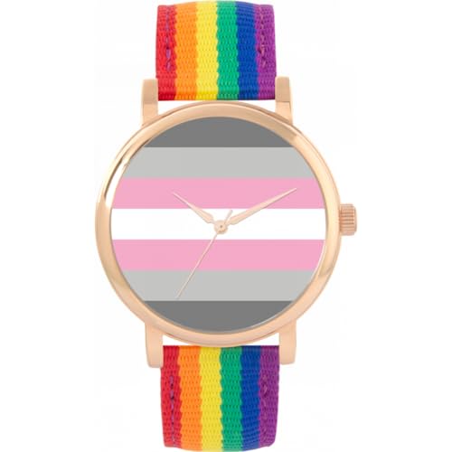 Toff London Pride Girl Demigender Flag Watch von Toff London