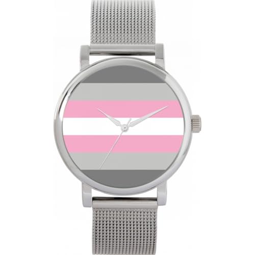 Toff London Pride Girl Demigender Flagge Uhr von Toff London