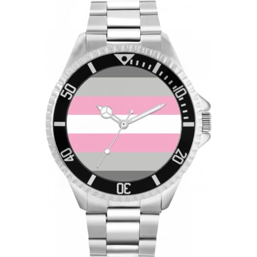 Toff London Pride Girl Demigender Flagge Uhr von Toff London