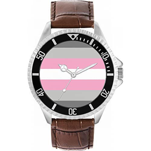 Toff London Pride Girl Demigender Flagge Uhr von Toff London