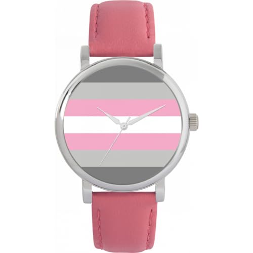 Toff London Pride Girl Demigender Flagge Uhr von Toff London