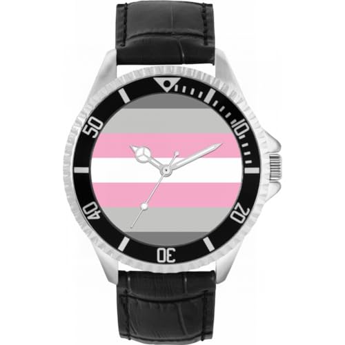 Toff London Pride Girl Demigender Flagge Uhr von Toff London