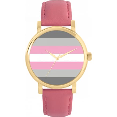 Toff London Pride Girl Demigender Flagge Uhr von Toff London