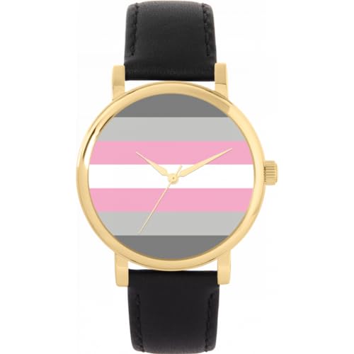 Toff London Pride Girl Demigender Flagge Uhr von Toff London