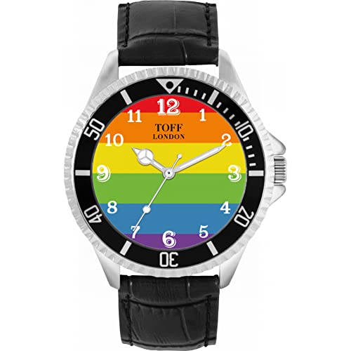 Toff London Pride Horizon arabische Zahlen Uhr von Toff London