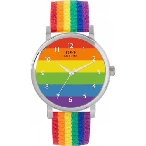 Toff London Pride Horizon arabische Zahlen Uhr von Toff London