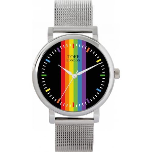 Toff London Pride Linear Rainbow Batons Uhr von Toff London