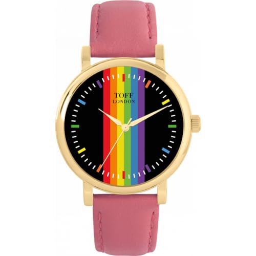 Toff London Pride Linear Rainbow Batons Uhr von Toff London