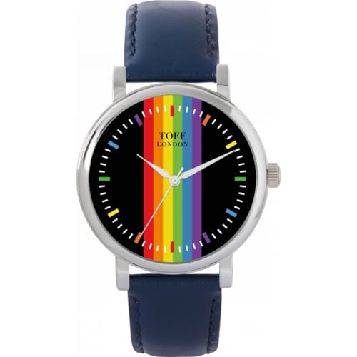 Toff London Pride Linear Rainbow Batons Uhr von Toff London