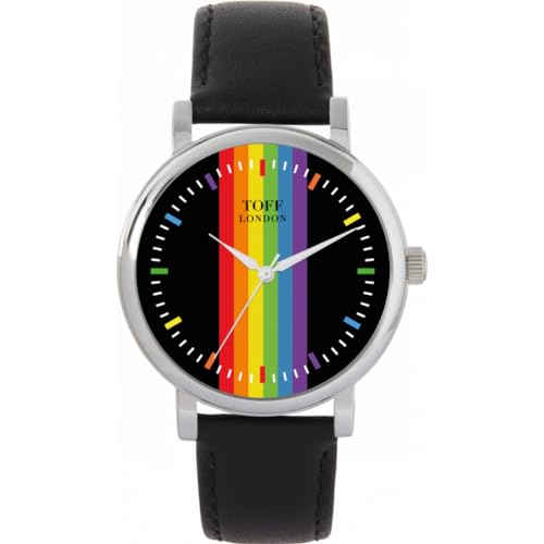 Toff London Pride Linear Rainbow Batons Uhr von Toff London