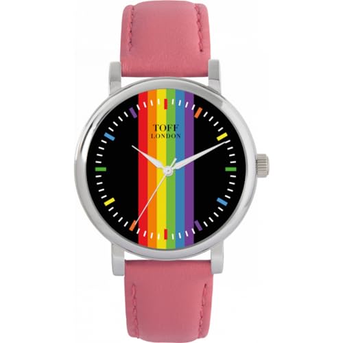 Toff London Pride Linear Rainbow Batons Uhr von Toff London