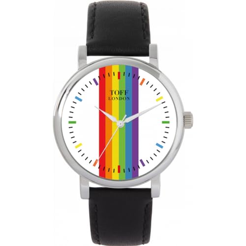 Toff London Pride Linear Rainbow Batons Uhr von Toff London