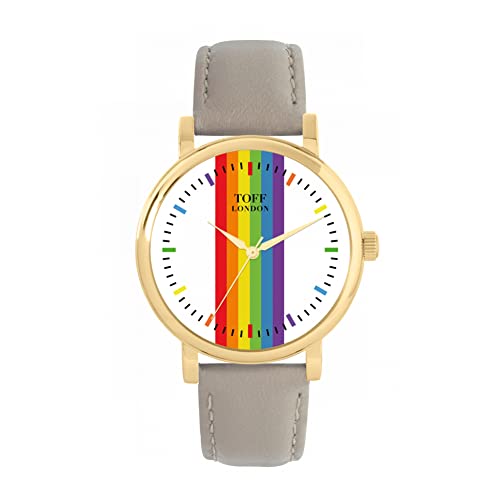 Toff London Pride Linear Rainbow Batons Uhr von Toff London