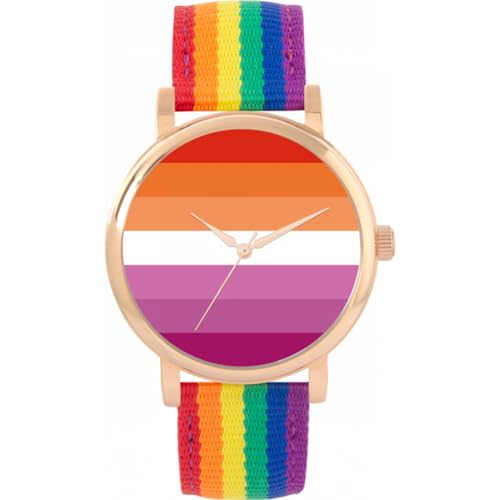 Toff London Pride Neue lesbische Flagge Watch von Toff London