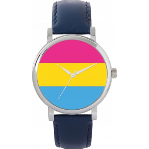 Toff London Pride Pansexual Pride Flag Uhr von Toff London