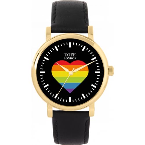 Toff London Pride Rainbow Heart Batons Uhr von Toff London