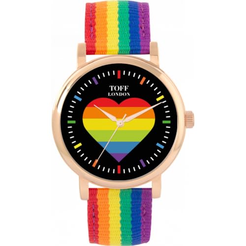 Toff London Pride Rainbow Heart Batons Uhr Toff London Pride Rainbow Heart Batons Uhr von Toff London