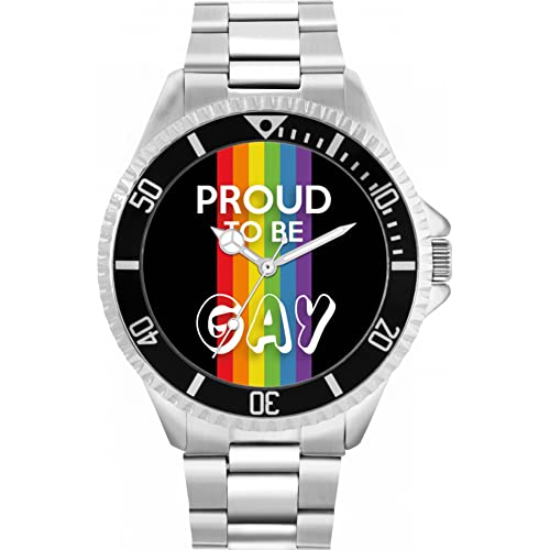 Toff London Pride Rainbow Linear Proud Uhr von Toff London