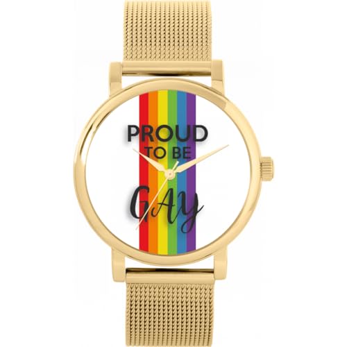 Toff London Pride Rainbow Linear Proud Uhr von Toff London