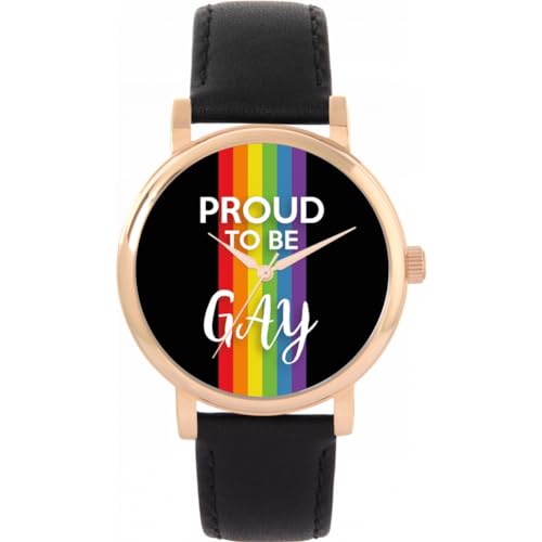 Toff London Pride Rainbow Linear Proud Uhr von Toff London