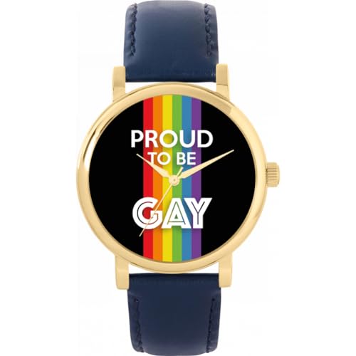 Toff London Pride Rainbow Linear Proud Uhr von Toff London