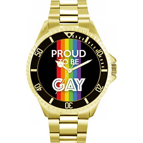 Toff London Pride Rainbow Linear Proud Uhr von Toff London