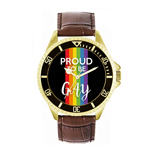 Toff London Pride Rainbow Linear Proud Uhr von Toff London