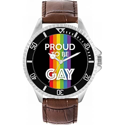 Toff London Pride Rainbow Linear Proud Uhr von Toff London