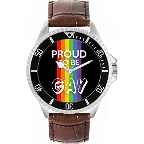 Toff London Pride Rainbow Linear Proud Uhr von Toff London