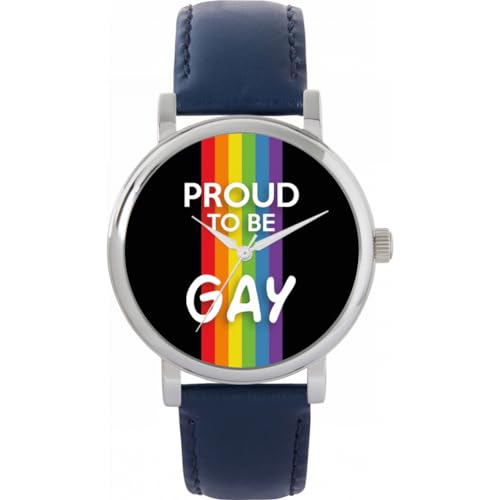 Toff London Pride Rainbow Linear Proud Uhr von Toff London