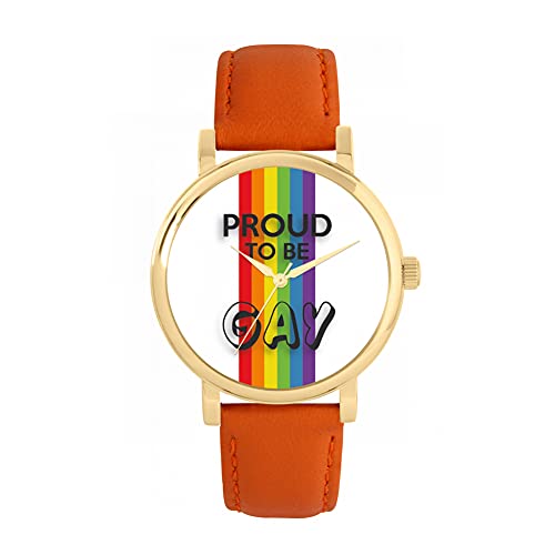 Toff London Pride Rainbow Lineare Stolze Uhr von Toff London