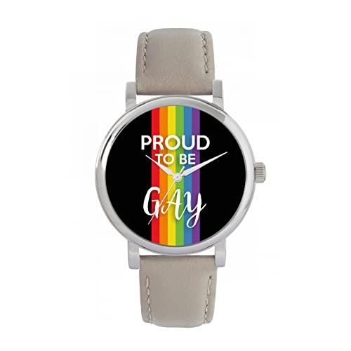 Toff London Pride Rainbow Lineare Stolze Uhr von Toff London