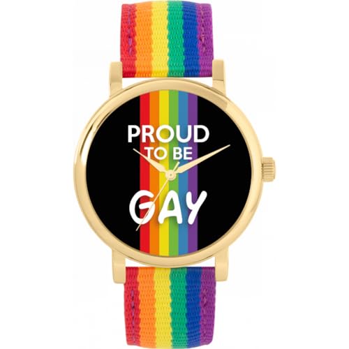 Toff London Pride Rainbow Lineare Stolze Uhr von Toff London