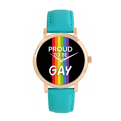 Toff London Pride Rainbow Lineare Stolze Uhr von Toff London