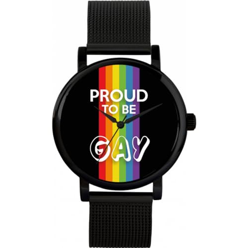Toff London Pride Rainbow Lineare Stolze Uhr von Toff London