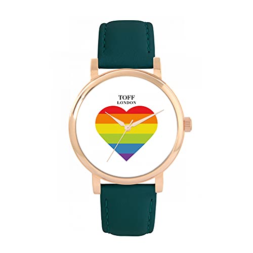 Toff London Pride Regenbogenherzuhr von Toff London