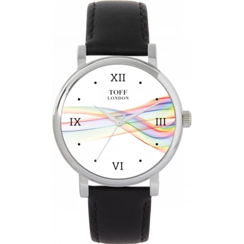 Toff London Pride Ribbon Roman Ziffern Uhr von Toff London