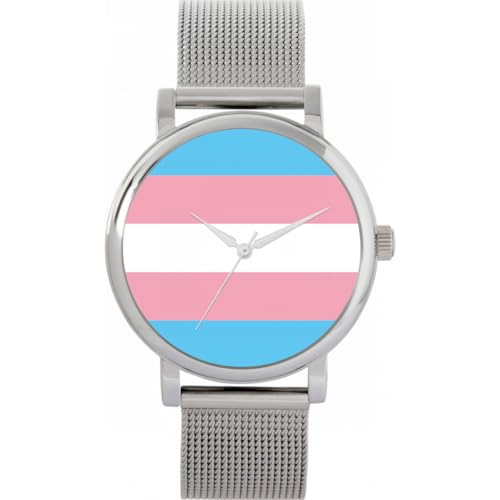Toff London Pride Transgender Flagge Uhr von Toff London