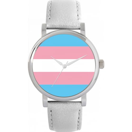 Toff London Pride Transgender Flagge Uhr von Toff London