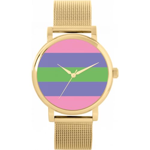 Toff London Pride Trigender Flagge Uhr von Toff London