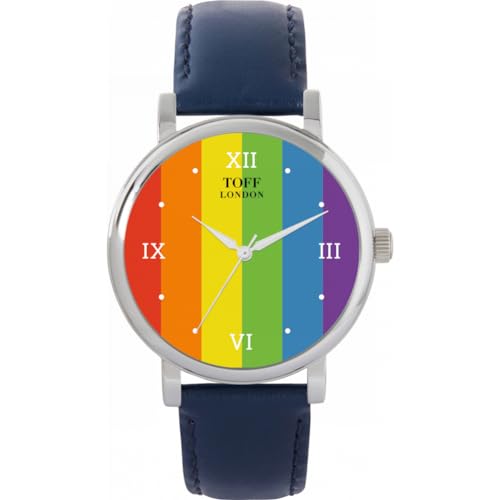 Toff London Pride Vertical Roman Ziffern Uhr von Toff London